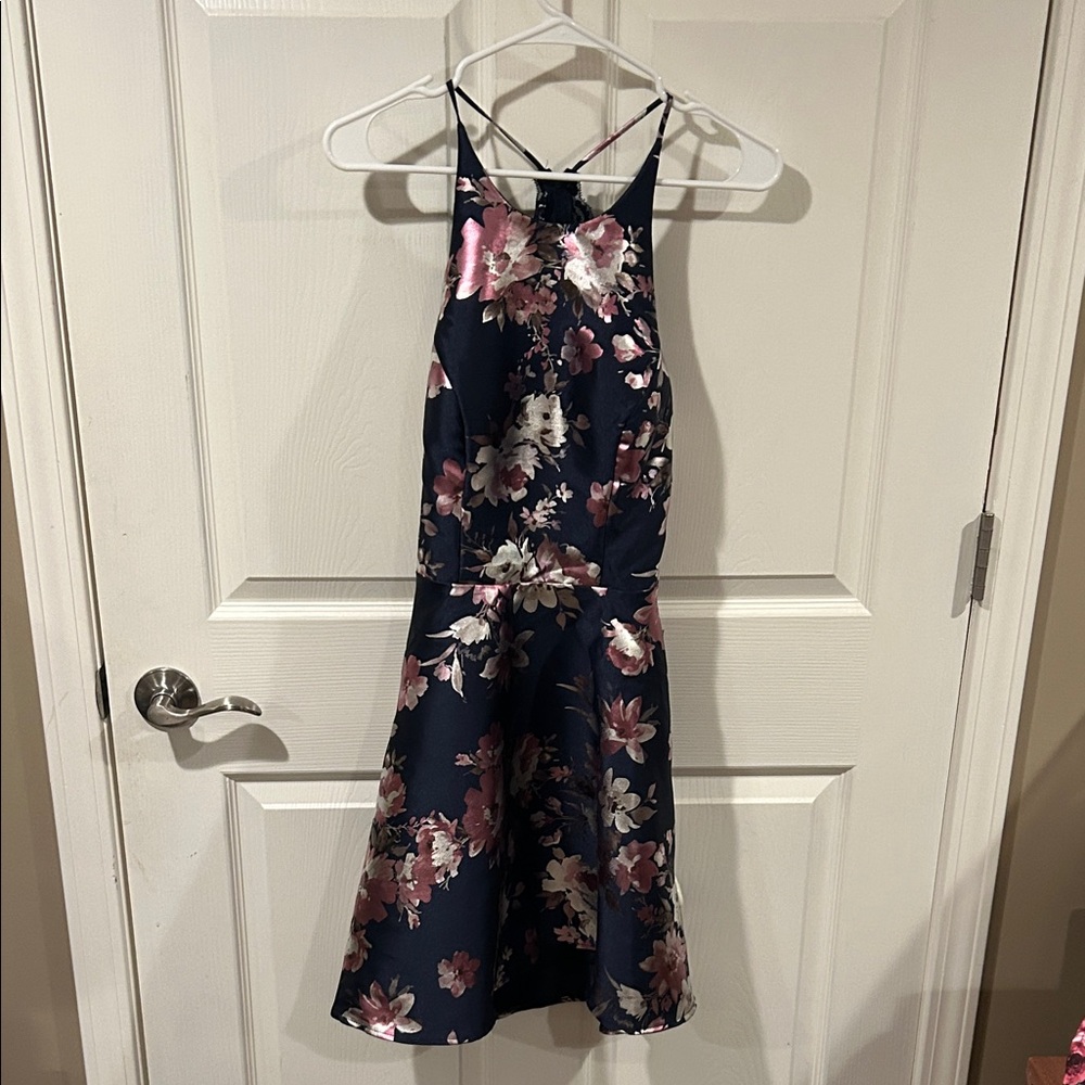 Floral Halter Dress